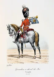 Grenadiers à Cheval du Roi, Trompette, 1814-15