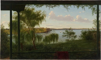 Depuis la véranda de Purrumbete