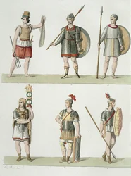 Soldats romains (détail)