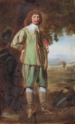 Portrait de John Ashburnham (huile sur papier)