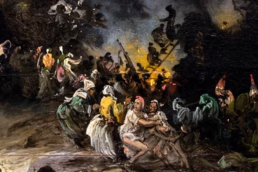 Le sabbat, vers 1865 (huile sur bois)
