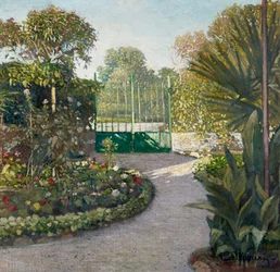 Jardin, par Eugenio Olivari (1882-1917)