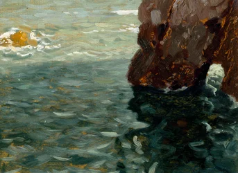 Mer (huile sur panneau)