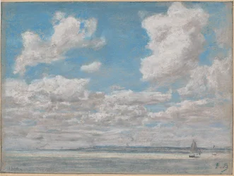 Paysage Marin avec Ciel Ouvert