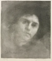 Madame Eugène Carrière grande planche, 1893