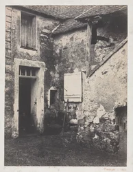 Cour de ferme, 1862
