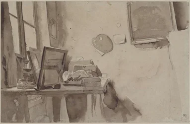 Un coin de studio, vers 1825