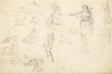 Études sur les animaux et les figures