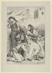 Mort de Goetz von Berlichingen, 1845