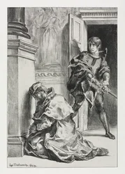 Hamlet : Hamlet tente de tuer le roi
