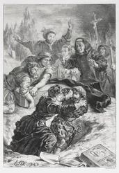 Hamlet : Hamlet et Laertes dans la tombe d
