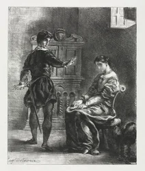 Hamlet : Hamlet et Ophélie