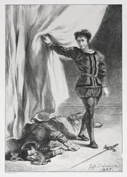 Hamlet : Hamlet et le cadavre de Polonius