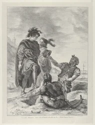 Hamlet et Horatio devant les fossoyeurs, 1843