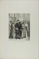 Hamlet et la reine, planche 1 de Hamlet