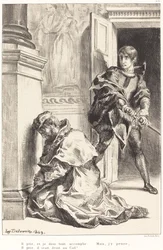 Hamlet est tenté de tuer le roi (Acte III, Scène III)