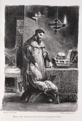 Illustrations pour Faust : Faust dans sa loge