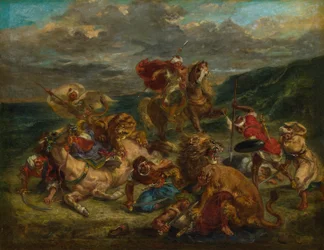 Chasse au lion