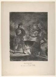 Macbeth consultant les sorcières, 1825