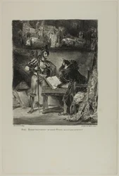 Apparition de Méphistophélès à Faust, de Faust