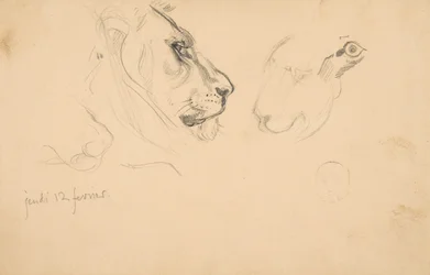 Carnet de croquis avec des vues de Tours, France et ses environs, 1828-29