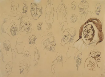 Études de Têtes et Figures Arabes, après 1832