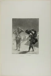 Le fantôme sur la plate-forme, planche 3 de Hamlet