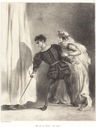 Le meurtre de Polonius (acte III, scène IV)