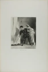 Le meurtre de Polonius, planche 9 de Hamlet