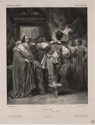 Chroniques de France : Scène de la Fronde - Le Prince de Condé, 1829