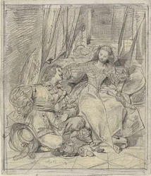 Dame et cavalier