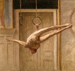 Gymnaste aux anneaux n° 2, 1912