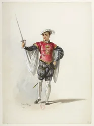 Btv1b84558104 11 - Saint-Saëns - Henry VIII - Maquettes de costumes - Lacoste - 11ème Costume