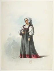 Btv1b84558104 23 - Saint-Saëns - Henry VIII - Maquettes de costumes - Lacoste - 23rd Costume