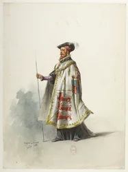 Btv1b84558104 24 - Saint-Saëns - Henry VIII - Maquettes de costumes - Lacoste - 24ème Costume