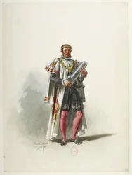 Btv1b84558104 29 - Saint-Saëns - Henry VIII - Maquettes de costumes - Lacoste - 29ème Costume