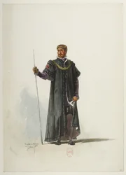 Btv1b84558104 30 - Saint-Saëns - Henry VIII - Maquettes de costumes - Lacoste - 30th Costume