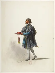 Btv1b84558104 34 - Saint-Saëns - Henry VIII - Maquettes de costumes - Lacoste - 34. Costume