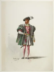 Btv1b84558104 54 - Saint-Saëns - Henry VIII - Maquettes de costumes - Lacoste - 54. Costume