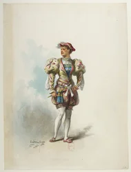 Btv1b84558104 57 - Saint-Saëns - Henry VIII - Maquettes de costumes - Lacoste - 57. Costume