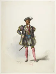 Btv1b84558104 68 - Saint-Saëns - Henry VIII - Maquettes de costumes - Lacoste - 66ème Costume