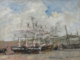 Portrieux. Le port à marée basse