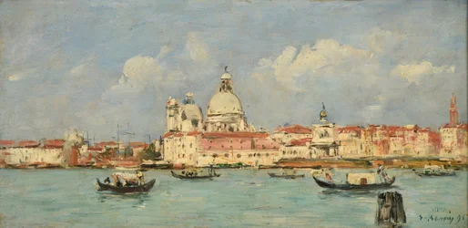 Venise. La douane et Notre-Dame-de-la-Salute