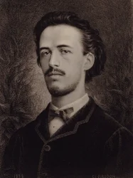 Portrait du compositeur Benjamin Godard 1849-1895, 1878