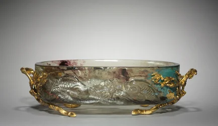 Centre de table, probablement fabriqué par la firme Appert Frères, vendu par la firme Escalier de Cristal, c.1880