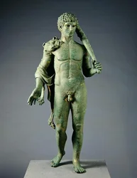 Jeune Hercule (bronze doré)
