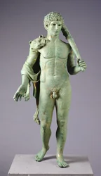 Jeune Hercule (bronze doré)