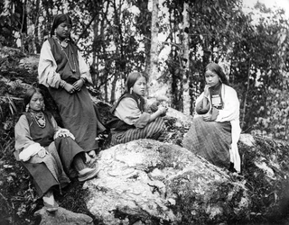 Femmes himalayennes, fin du XIXe siècle