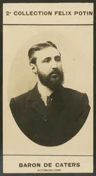 Pierre, Baron De Caters, Automobilisme