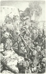 Capture du redoute de Malakoff pendant le siège de Sébastopol, 8 septembre 1855 (gravure)